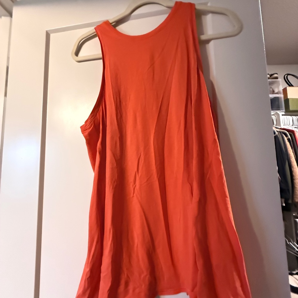 Lululemon all tied up tank Women's Orange Sleeveless Top